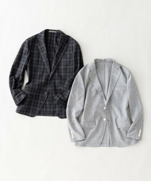 gotairiku / ゴタイリク その他アウター | 清涼サッカー素材【通気性/軽量】空羽サッカー マドラスチェック シャツジャケット | 詳細11