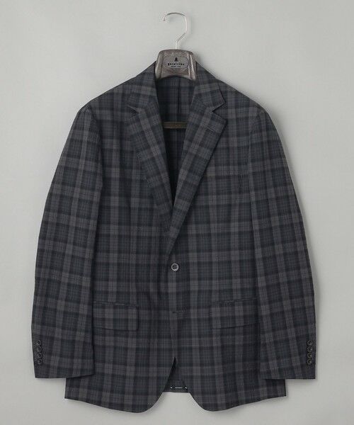 gotairiku / ゴタイリク その他アウター | 清涼サッカー素材【通気性/軽量】空羽サッカー マドラスチェック シャツジャケット | 詳細12