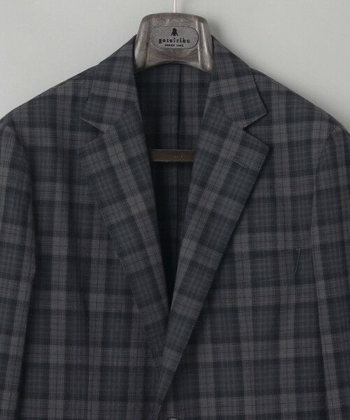 gotairiku / ゴタイリク その他アウター | 清涼サッカー素材【通気性/軽量】空羽サッカー マドラスチェック シャツジャケット | 詳細14