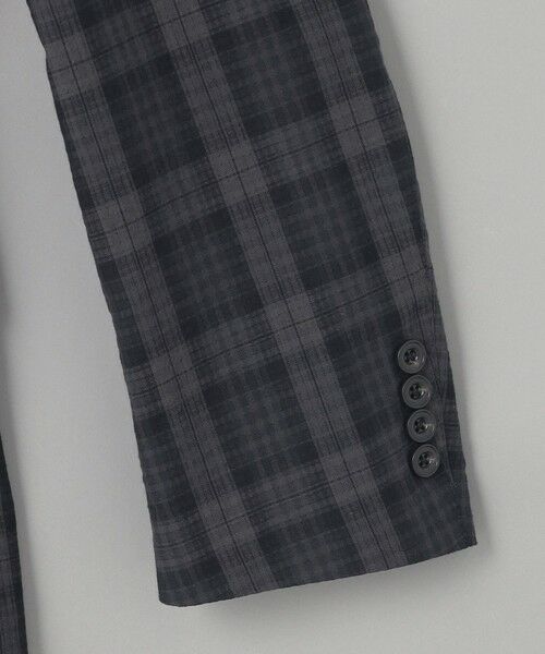 gotairiku / ゴタイリク その他アウター | 清涼サッカー素材【通気性/軽量】空羽サッカー マドラスチェック シャツジャケット | 詳細15