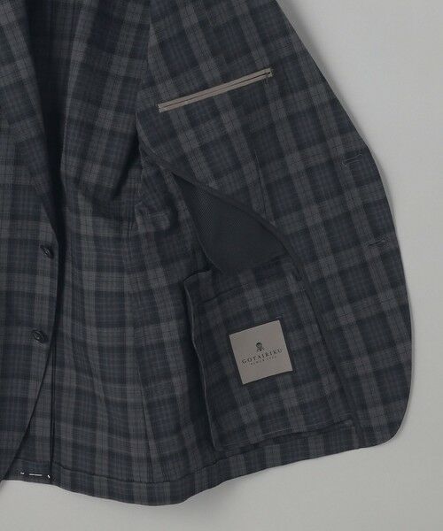 gotairiku / ゴタイリク その他アウター | 清涼サッカー素材【通気性/軽量】空羽サッカー マドラスチェック シャツジャケット | 詳細21