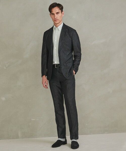 gotairiku / ゴタイリク テーラードジャケット | 新素材セットアップ【通気性抜群/洗える/シワになりにくい】カラミプリントストレッチセットアップ ジャケット | 詳細2