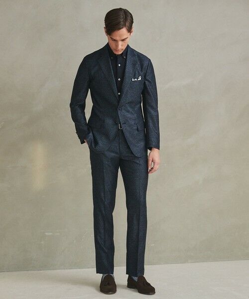 gotairiku / ゴタイリク テーラードジャケット | 新素材セットアップ【通気性抜群/洗える/シワになりにくい】カラミプリントストレッチセットアップ ジャケット | 詳細12