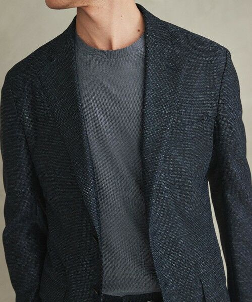 gotairiku / ゴタイリク テーラードジャケット | 新素材セットアップ【通気性抜群/洗える/シワになりにくい】カラミプリントストレッチセットアップ ジャケット | 詳細16