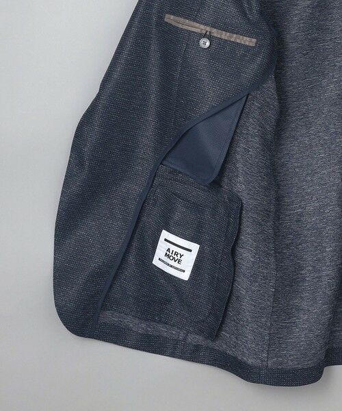 gotairiku / ゴタイリク テーラードジャケット | 新素材セットアップ【通気性抜群/洗える/シワになりにくい】カラミプリントストレッチセットアップ ジャケット | 詳細27