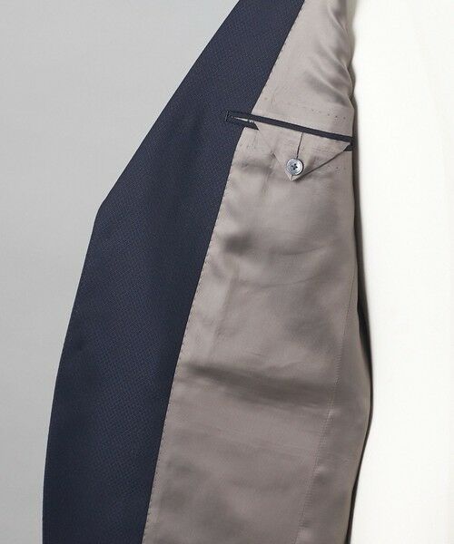 gotairiku / ゴタイリク セットアップ | 【御幸毛織】ドライスピナーツイルストレッチスーツ_ネイビー格子 | 詳細10