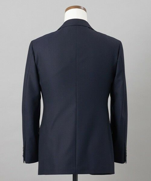 gotairiku / ゴタイリク セットアップ | 【御幸毛織】ドライスピナーツイルストレッチスーツ_ネイビー格子 | 詳細2