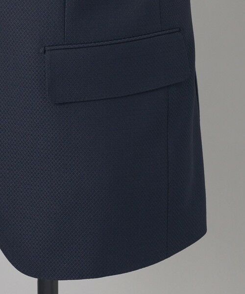 gotairiku / ゴタイリク セットアップ | 【御幸毛織】ドライスピナーツイルストレッチスーツ_ネイビー格子 | 詳細6