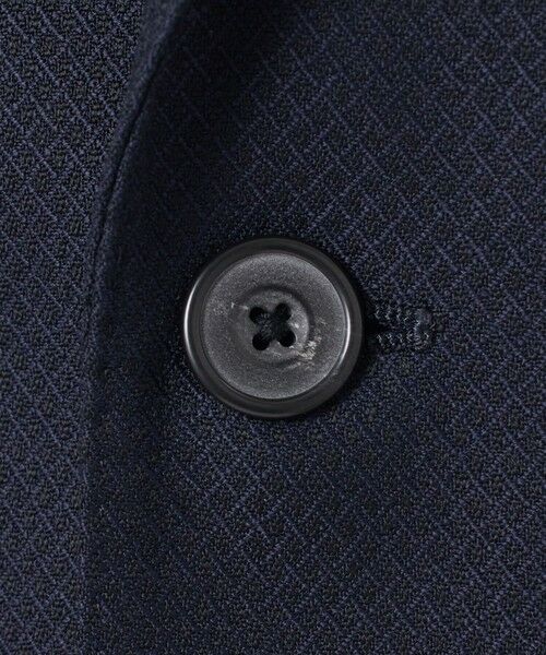 gotairiku / ゴタイリク セットアップ | 【御幸毛織】ドライスピナーツイルストレッチスーツ_ネイビー格子 | 詳細8