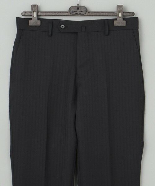 gotairiku / ゴタイリク セットアップ | 【御幸毛織】ドライスピナーツイルストレッチスーツ_ブラックストライプ | 詳細13