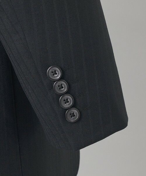 gotairiku / ゴタイリク セットアップ | 【御幸毛織】ドライスピナーツイルストレッチスーツ_ブラックストライプ | 詳細5