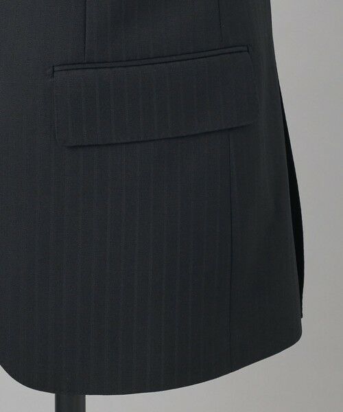 gotairiku / ゴタイリク セットアップ | 【御幸毛織】ドライスピナーツイルストレッチスーツ_ブラックストライプ | 詳細6