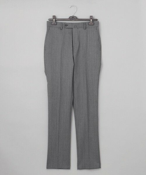 gotairiku / ゴタイリク セットアップ | 【御幸毛織】ドライスピナーツイルストレッチスーツ_グレーストライプ | 詳細11