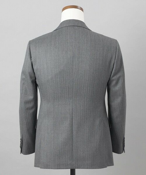 gotairiku / ゴタイリク セットアップ | 【御幸毛織】ドライスピナーツイルストレッチスーツ_グレーストライプ | 詳細2