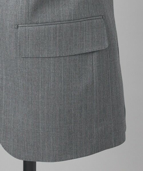 gotairiku / ゴタイリク セットアップ | 【御幸毛織】ドライスピナーツイルストレッチスーツ_グレーストライプ | 詳細6