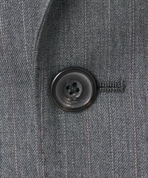 gotairiku / ゴタイリク セットアップ | 【御幸毛織】ドライスピナーツイルストレッチスーツ_グレーストライプ | 詳細7