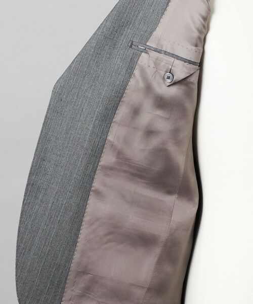 gotairiku / ゴタイリク セットアップ | 【御幸毛織】ドライスピナーツイルストレッチスーツ_グレーストライプ | 詳細9