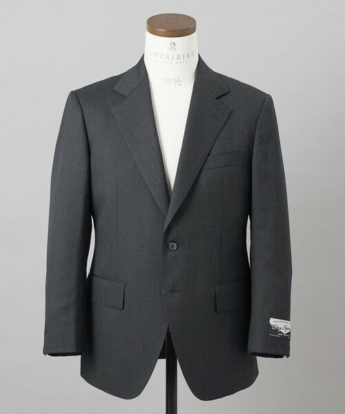 gotairiku / ゴタイリク セットアップ | 【御幸毛織】ドライスピナーツイルストレッチスーツ_グレー | 詳細1