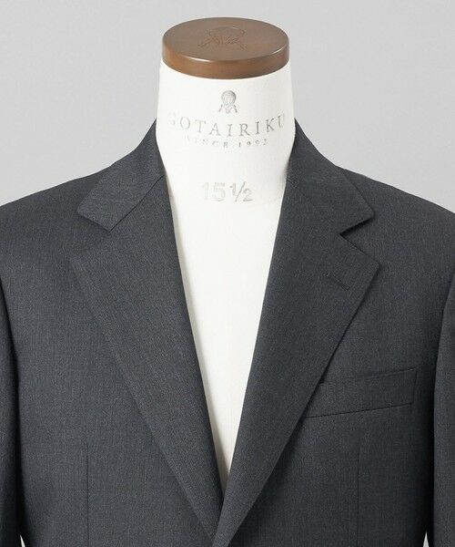 gotairiku / ゴタイリク セットアップ | 【御幸毛織】ドライスピナーツイルストレッチスーツ_グレー | 詳細3