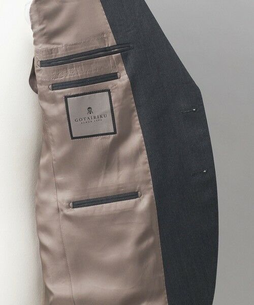 gotairiku / ゴタイリク セットアップ | 【御幸毛織】ドライスピナーツイルストレッチスーツ_グレー | 詳細9