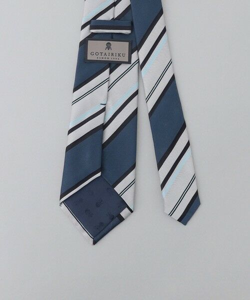 gotairiku / ゴタイリク ネクタイ | GOTAIRIKU別注【日本製】シルク ネクタイ_レジメンタル | 詳細2