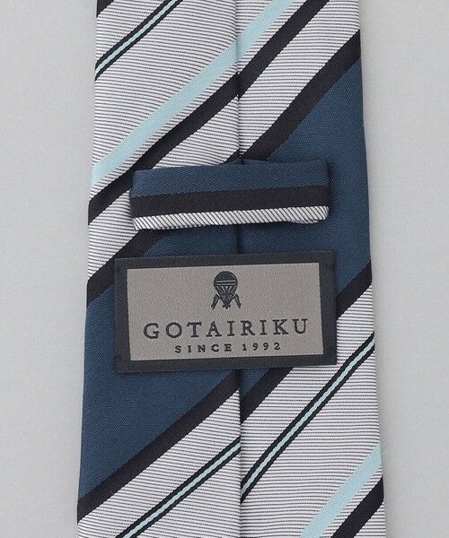 gotairiku / ゴタイリク ネクタイ | GOTAIRIKU別注【日本製】シルク ネクタイ_レジメンタル | 詳細4