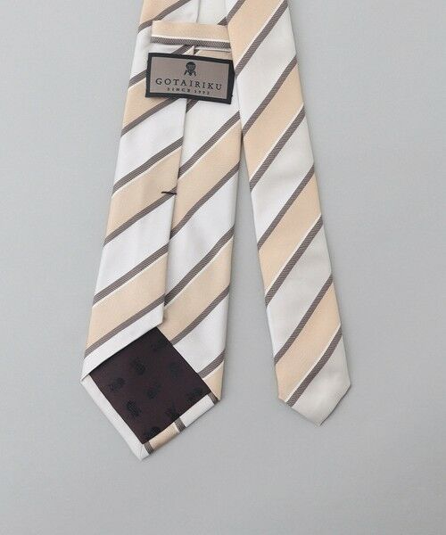 gotairiku / ゴタイリク ネクタイ | GOTAIRIKU別注【日本製】シルク ネクタイ_ストライプ | 詳細2