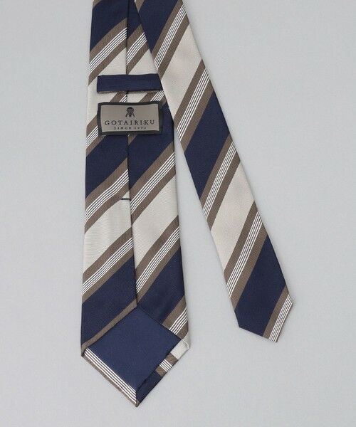 gotairiku / ゴタイリク ネクタイ | GOTAIRIKU別注【日本製】シルク ネクタイ_ストライプ | 詳細2