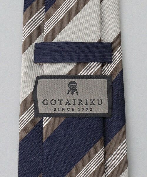 gotairiku / ゴタイリク ネクタイ | GOTAIRIKU別注【日本製】シルク ネクタイ_ストライプ | 詳細4