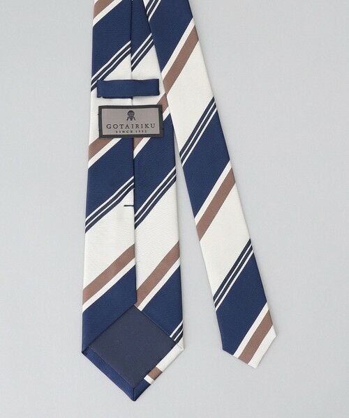 gotairiku / ゴタイリク ネクタイ | GOTAIRIKU別注【日本製】シルク ネクタイ_ストライプ | 詳細2