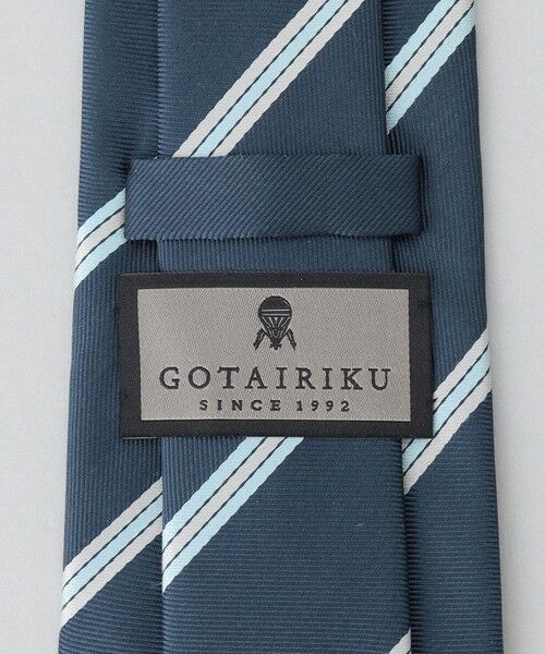 gotairiku / ゴタイリク ネクタイ | GOTAIRIKU別注【日本製】シルク ネクタイ_ストライプ | 詳細9