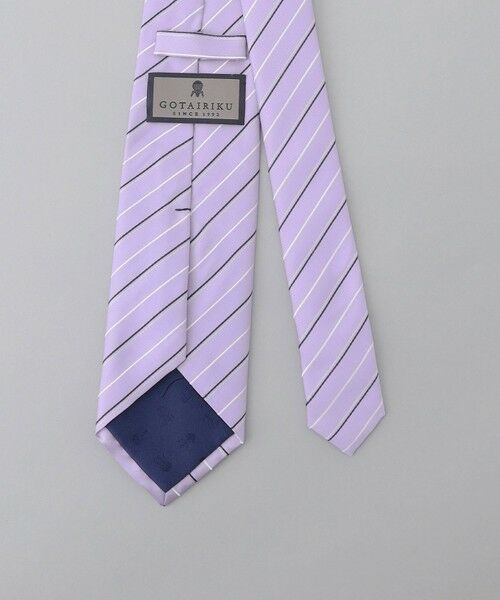gotairiku / ゴタイリク ネクタイ | GOTAIRIKU別注【日本製】シルク ネクタイ_ストライプ | 詳細2
