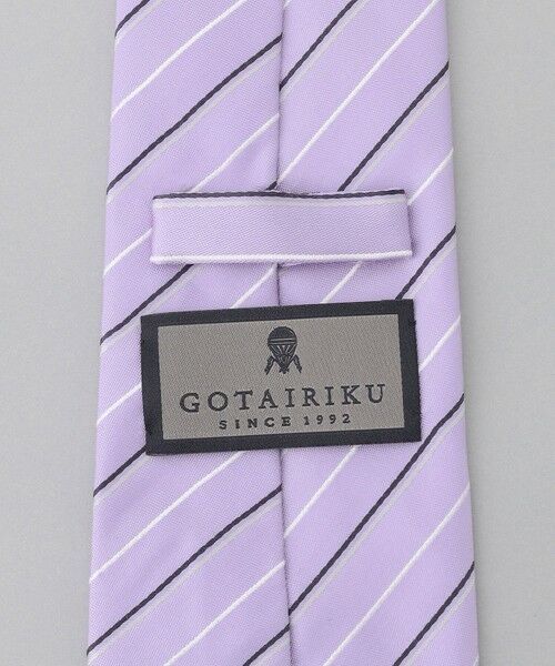 gotairiku / ゴタイリク ネクタイ | GOTAIRIKU別注【日本製】シルク ネクタイ_ストライプ | 詳細4