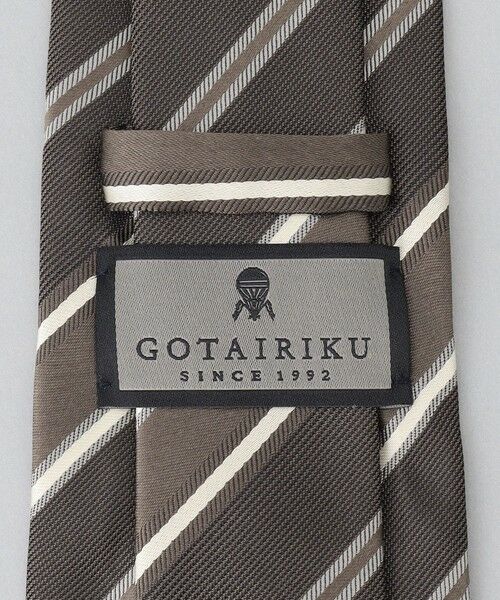 gotairiku / ゴタイリク ネクタイ | GOTAIRIKU別注【日本製】シルク ネクタイ_ストライプ | 詳細4