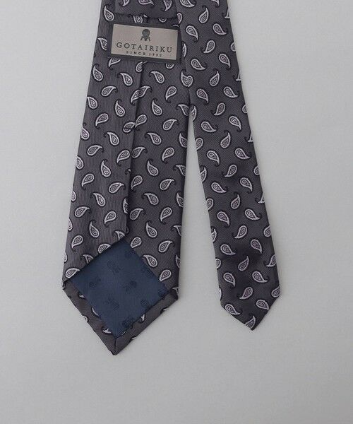 gotairiku / ゴタイリク ネクタイ | GOTAIRIKU別注【日本製】シルク ネクタイ_ペイズリー小紋柄 | 詳細2