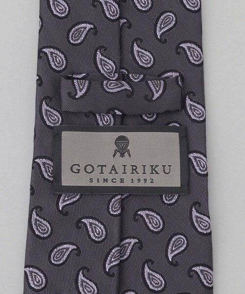 gotairiku / ゴタイリク ネクタイ | GOTAIRIKU別注【日本製】シルク ネクタイ_ペイズリー小紋柄 | 詳細4