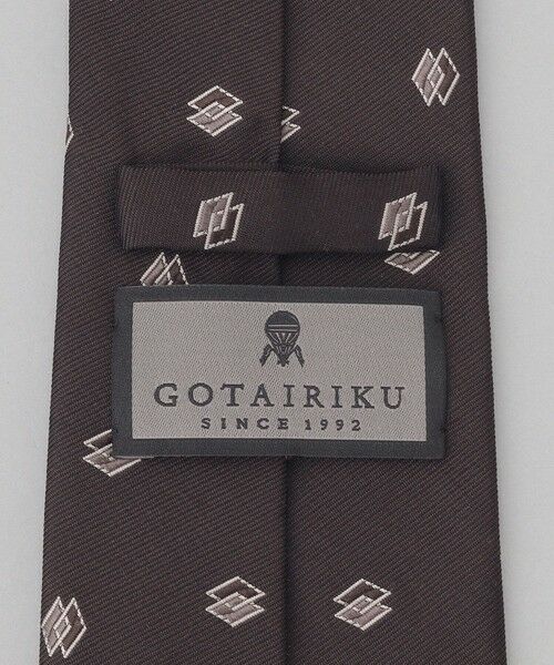gotairiku / ゴタイリク ネクタイ | GOTAIRIKU別注【日本製】シルク ネクタイ_小紋柄 | 詳細4