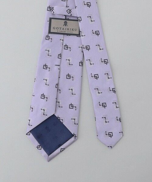 gotairiku / ゴタイリク ネクタイ | GOTAIRIKU別注【日本製】シルク ネクタイ_小紋柄 | 詳細2
