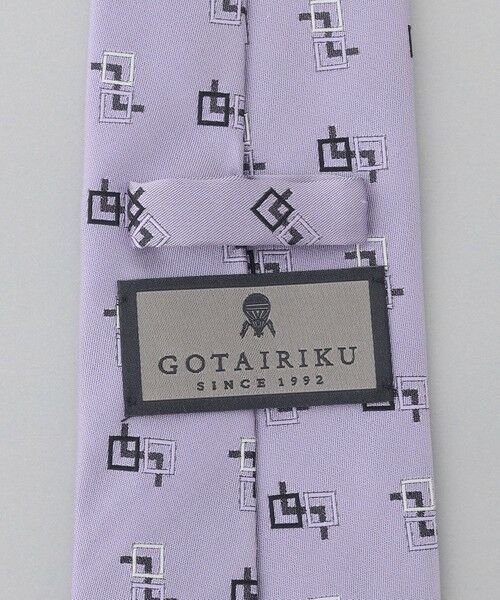 gotairiku / ゴタイリク ネクタイ | GOTAIRIKU別注【日本製】シルク ネクタイ_小紋柄 | 詳細4