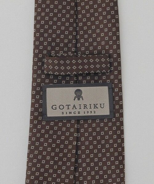 gotairiku / ゴタイリク ネクタイ | GOTAIRIKU別注【日本製】シルク ネクタイ_小紋柄 | 詳細4