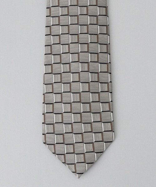 gotairiku / ゴタイリク ネクタイ | GOTAIRIKU別注【日本製】シルク ネクタイ_チェック織り | 詳細1