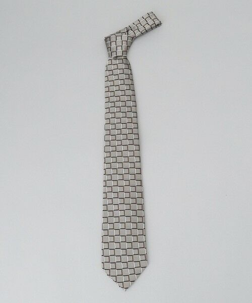 gotairiku / ゴタイリク ネクタイ | GOTAIRIKU別注【日本製】シルク ネクタイ_チェック織り | 詳細3