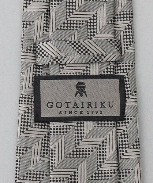 gotairiku / ゴタイリク ネクタイ | GOTAIRIKU別注【日本製】シルク ネクタイ_オリジナル柄 | 詳細4