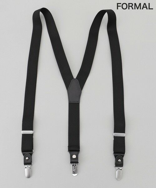 gotairiku/ゴタイリク 【WEAR BLACK】日本製 フォーマル用 サスペンダー ブラック系 F gotairiku/ゴタイリク 【WEAR BLACK】日本製 フォーマル用 サスペンダー ブラック系 F