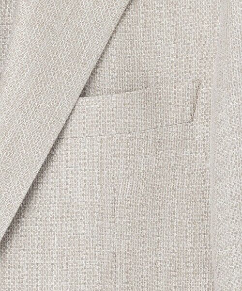 gotairiku / ゴタイリク テーラードジャケット | 【DORMEUIL】ドーメル HEXAGON リネン ジャケット_ベージュ | 詳細11