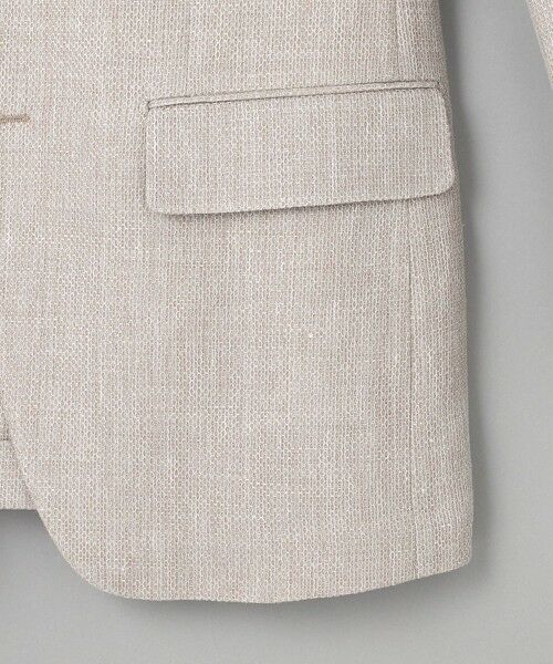 gotairiku / ゴタイリク テーラードジャケット | 【DORMEUIL】ドーメル HEXAGON リネン ジャケット_ベージュ | 詳細12