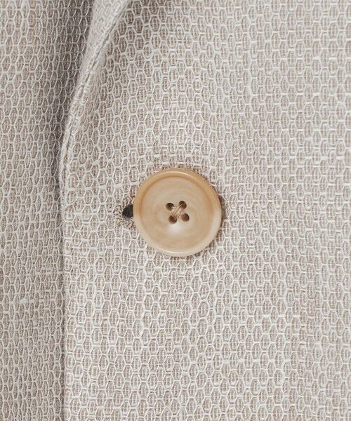 gotairiku / ゴタイリク テーラードジャケット | 【DORMEUIL】ドーメル HEXAGON リネン ジャケット_ベージュ | 詳細13
