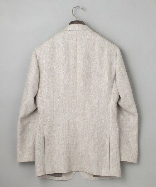 gotairiku / ゴタイリク テーラードジャケット | 【DORMEUIL】ドーメル HEXAGON リネン ジャケット_ベージュ | 詳細8