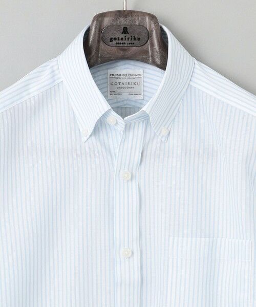 gotairiku / ゴタイリク シャツ・ブラウス | 春夏向け【形態安定】SUMMERPREMIUMPLEATS_スモールボタンダウンカラー 長袖ドレスシャツ_ストライプ(25年春夏モデル) | 詳細4