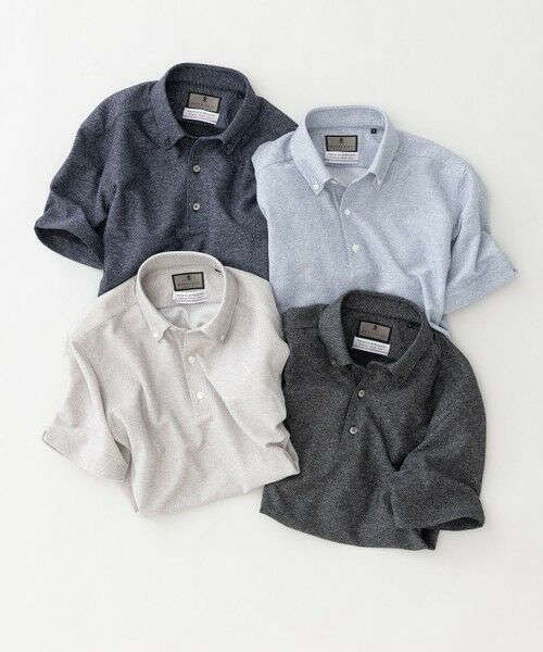 gotairiku / ゴタイリク ポロシャツ | 麻混・襟しっかり【洗える/通気性】ノルマンディーリネン ボタンダウンポロシャツ(25年モデル) | 詳細1